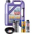 LIQUI MOLY Leichtlauf High Tech 5W-40 5L Platinum Service Kit + 6L Drip Tray