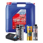 LIQUI MOLY Touring High Tech 15W-40 20L Platinum Service Kit + 8L Drip Tray