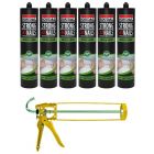 Soudal Strong As Nails Super Grab High Performance Beige 350g 6 Pack + Gun Kit