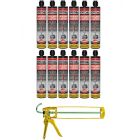 Soudal Soudafix CA 1400 Fast Curing Vinylester Grey 280ml 12 Pack + Gun Kit