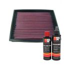 K&N Air Filter 33-2013 + Recharge Kit