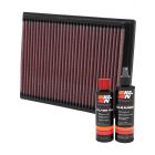 K&N Air Filter 33-2070 + Recharge Kit