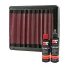 K&N Air Filter 33-2081 + Recharge Kit