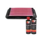 K&N Air Filter 33-2094 + Recharge Kit