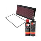 K&N Air Filter 33-2118 + Recharge Kit