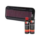 K&N Air Filter 33-2131 + Recharge Kit