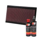 K&N Air Filter 33-2273 + Recharge Kit
