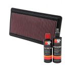 K&N Air Filter 33-2278 + Recharge Kit