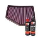 K&N Air Filter 33-2294 + Recharge Kit