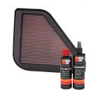 K&N Air Filter 33-2394 + Recharge Kit