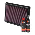 K&N Air Filter 33-2403 + Recharge Kit
