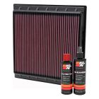 K&N Air Filter 33-2444 + Recharge Kit