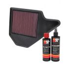 K&N Air Filter 33-2462 + Recharge Kit