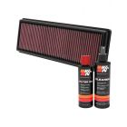 K&N Air Filter 33-2471 + Recharge Kit
