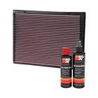 K&N Air Filter 33-2703 + Recharge Kit