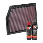 K&N Air Filter 33-2713 + Recharge Kit