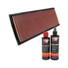 K&N Air Filter 33-2722 + Recharge Kit