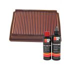 K&N Air Filter 33-2866 + Recharge Kit