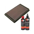 K&N Air Filter 33-2867 + Recharge Kit
