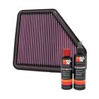 K&N Air Filter 33-2953 + Recharge Kit