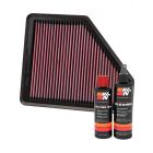 K&N Air Filter 33-2958 + Recharge Kit