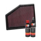 K&N Air Filter 33-3079 + Recharge Kit