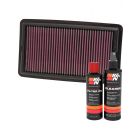 K&N Air Filter 33-5013 + Recharge Kit