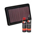 K&N Air Filter 33-5070 + Recharge Kit
