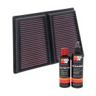 K&N Air Filter 33-5085 + Recharge Kit
