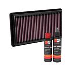 K&N Air Filter 33-5103 + Recharge Kit