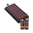 K&N Air Filter 33-5108 + Recharge Kit