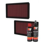 K&N Air Filter 33-5124 + Recharge Kit