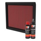 K&N Air Filter 33-5126 + Recharge Kit