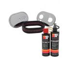 K&N Air Filter 56-1270 + Recharge Kit