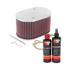 K&N Air Filter 56-9107 + Recharge Kit