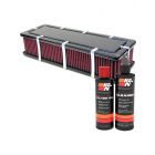K&N Air Filter 56-9188-1 + Recharge Kit