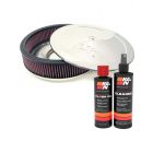 K&N Air Filter 59-3262 + Recharge Kit