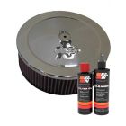K&N Air Filter 59-3364 + Recharge Kit