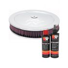 K&N Air Filter 60-1170 + Recharge Kit