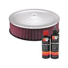 K&N Air Filter 60-1290 + Recharge Kit