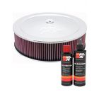 K&N Air Filter 60-1440 + Recharge Kit