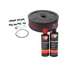 K&N Air Filter 61-2010 + Recharge Kit