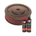 K&N Air Filter 61-4000 + Recharge Kit
