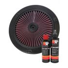 K&N Air Filter 66-1101 + Recharge Kit