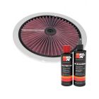 K&N Air Filter 66-1401XP + Recharge Kit