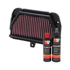 K&N Air Filter AL-1010 + Recharge Kit