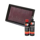 K&N Air Filter BM-1010R + Recharge Kit