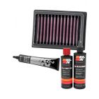 K&N Air Filter BM-6012 + Recharge Kit
