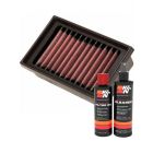K&N Air Filter BM-6507 + Recharge Kit
