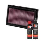K&N Air Filter CM-9908 + Recharge Kit